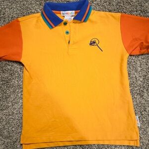 Gymboree Orange and Blue Kids Polo Shirt